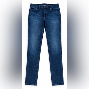 AG Adriano Goldschmied Prima Mid Rise Cigarette Jeans Size 30 Dark Wash
